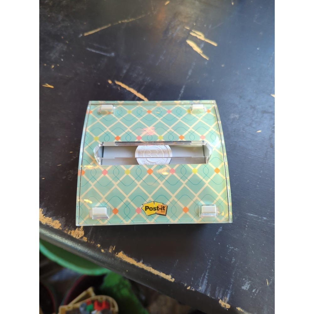 POST IT NOTE DISPENSER REVERSIBLE HOLDER POP~UP LUCITE
